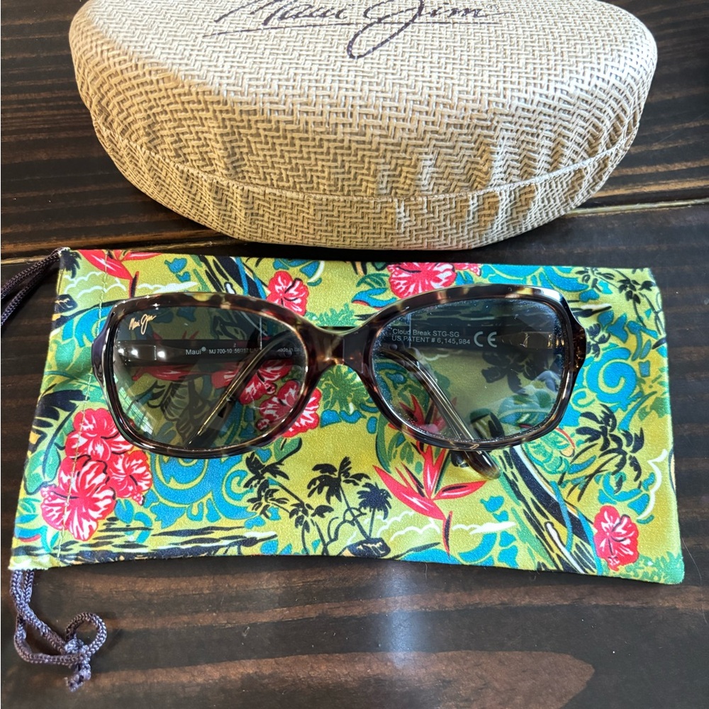 Maui Jim 700 Cloud Break Brown Tortoise Sunglasses